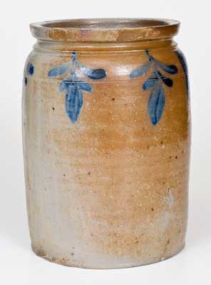 B. C. MILBURN (Alexandria, VA) Stoneware Jar with Floral Decoration