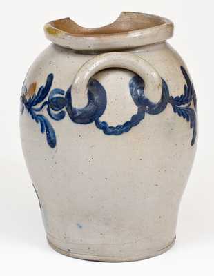 Baltimore Stoneware Jar with Loop Handles, circa 1820