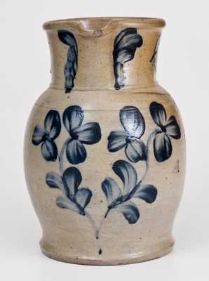 1 Gal. Stoneware Pitcher with Floral Decoration, Baltimore, MD