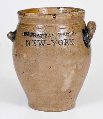 C. CROLIUS / MANUFACTURER (Manhattan, NY) Stoneware Jar