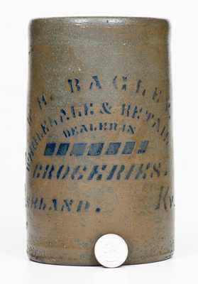 Very Rare ASHLAND, KY Western PA Stoneware Stenciled Canning Jar