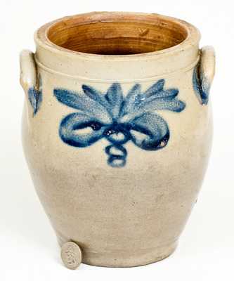 1/2 Gal. Stoneware Jar att. William Nichols, Poughkeepsie, NY, circa 1823