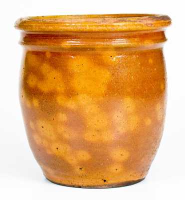 Fine Galena, IL Redware Cream Jar