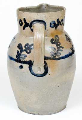 Rare Baltimore Stoneware Pitcher, attributed to Parr & Burland, c1820