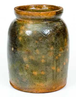 Galena Redware Pottery Preserve Jar