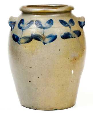 Fine H.C. SMITH / ALEXA / D.C. Two-Gallon Stoneware Jar with Elaborate Decoration