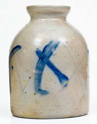 Unusual Stoneware Canning Jar with 