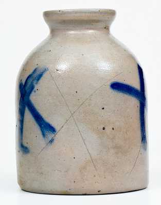 Unusual Stoneware Canning Jar with 
