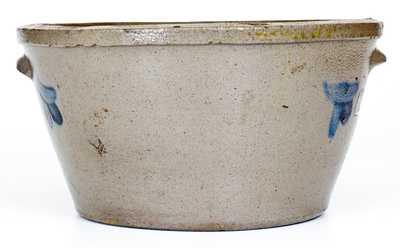 Rare W. H. CRISMAN / STRASBURG, VA Stoneware Bowl with Cobalt Decoration