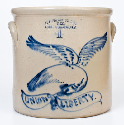 UNION & LIBERTY Eagle Crock by Ottman Bros., Fort Edward, New York