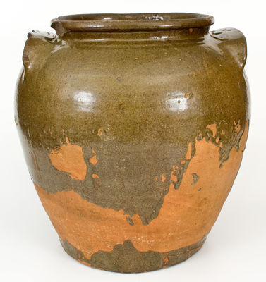 Eleven-Gallon Alkaline-Glazed Stoneware Jar, attributed to David Drake at Lewis Miles Stony Bluff Manufactory, Horse Creek Valley, Edgefield District, SC