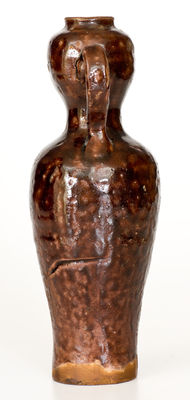 Glazed Stoneware Face Ewer, late 19th or 20th century