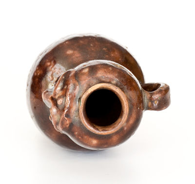 Glazed Stoneware Face Ewer, late 19th or 20th century