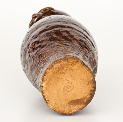 Glazed Stoneware Face Ewer, late 19th or 20th century