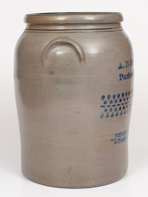 Rare Five-Gallon A.P. DONAGHHO / Parkersburg, W.Va. Jar w/ 