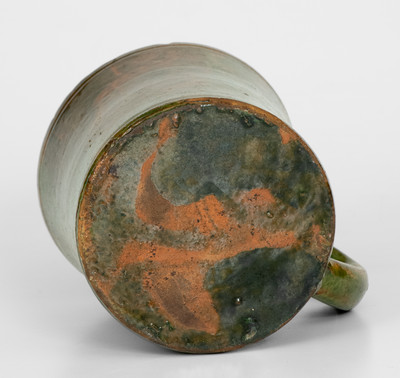 Scarce Copper-Glazed Strasburg, Virginia Redware Mug