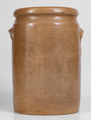 Scarce Fredericksburg, VA Stoneware Advertising Jar, Ohio origin