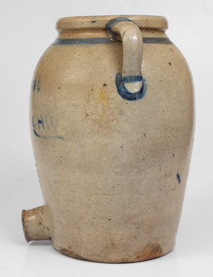 Extremely Rare N. C. Bryant / Dresden, Ohio Stoneware Water Cooler, Muskingum County, Ohio, circa 1880