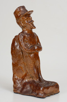 Sewer Tile Sculpture of Andrew Jackson, Inscribed 