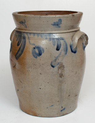 Very Unusual P. HERRMANN / BALTO. Stoneware Jar w/ Floral Decoration, Peter Herrmann, Baltimore, MD