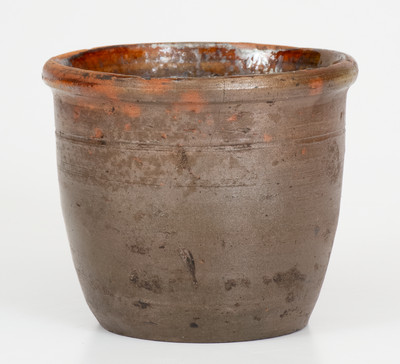 Scarce K. PARKER / GREENWOOD, PA Small-Sized Redware Cream Jar