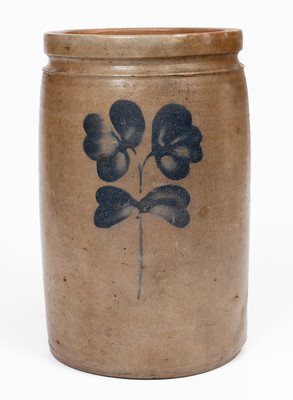 Rare Nanticoke, Maryland Stoneware Advertising Jar