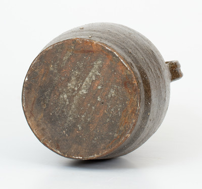 North Carolina Alkaline-Glazed Stoneware Pitcher, late 19th century