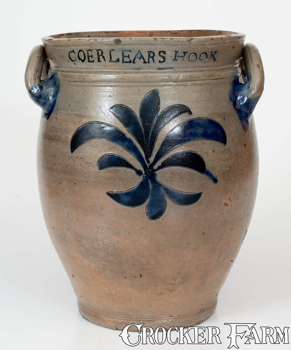 COERLEARS HOOK / N. YORK Stoneware Jar