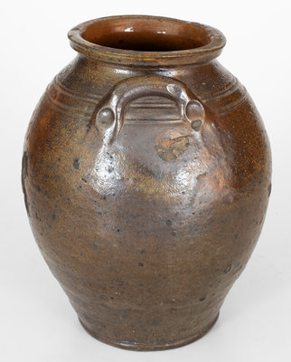 Rare American Stoneware Jar w/ Impressed 