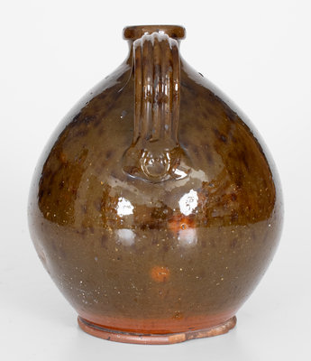 Ovoid Pennsylvania Redware Jug, early to mid 19th century