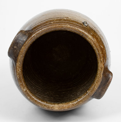 Very Rare Alkaline-Glazed Stoneware Jar Inscribed 