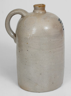 One-Gallon Baltimore Stoneware Advertising Jug, c1875