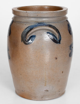 1 Gal. Stoneware Jar w/ Floral Decoration, Baltimore, MD origin