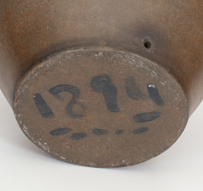 Very Rare 1894 Stoneware Urn, Western PA or West Virginia origin