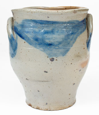 Albany, New York Stoneware Jar w/ Cobalt Decoration, early 19th century