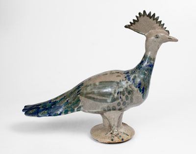Arie Meaders Peacock Figure, Cleveland, Georgia, 1956-69