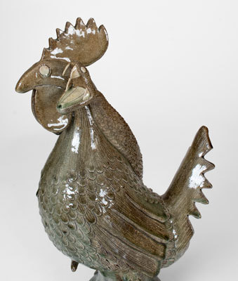 Clint Alderman (Georgia) Rooster w/ Applied Rattlesnake, 2001