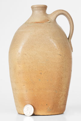 Very Rare Tuscaloosa County, Alabama Stoneware Flask by African-American Potter William Jones