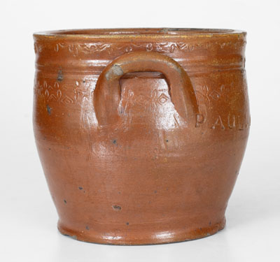Albany-Glazed PAUL CUSHMAN (Albany, New York) Stoneware Jar
