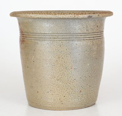 J. M. HAYS (Randolph County, North Carolina) Salt-Glazed Stoneware Cream Riser