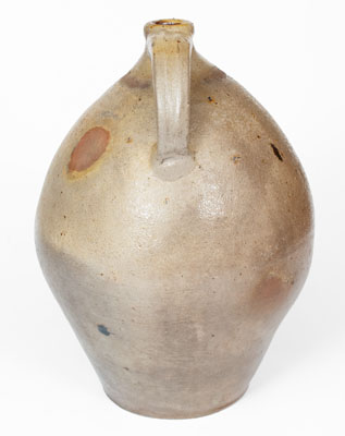 Rare SPRINGFIELD, Ohio Three-Gallon Stoneware Jug, possibly Daniel Fisk