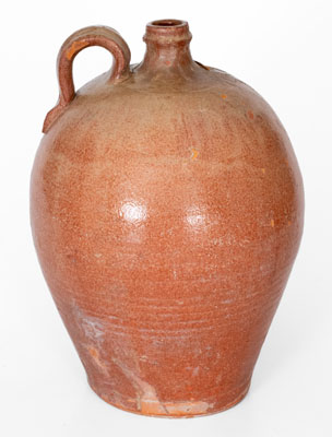 Fine Glazed Redware Jug, Northeastern U.S., probably NY State, early to mid 19th century