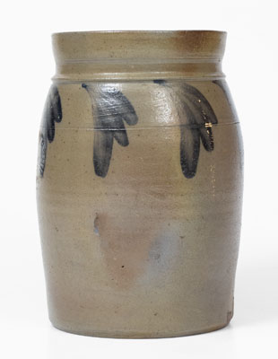Rare HAMILTON & PERSHING / JOHNSTOWN, PA Stoneware Jar, 1852-55