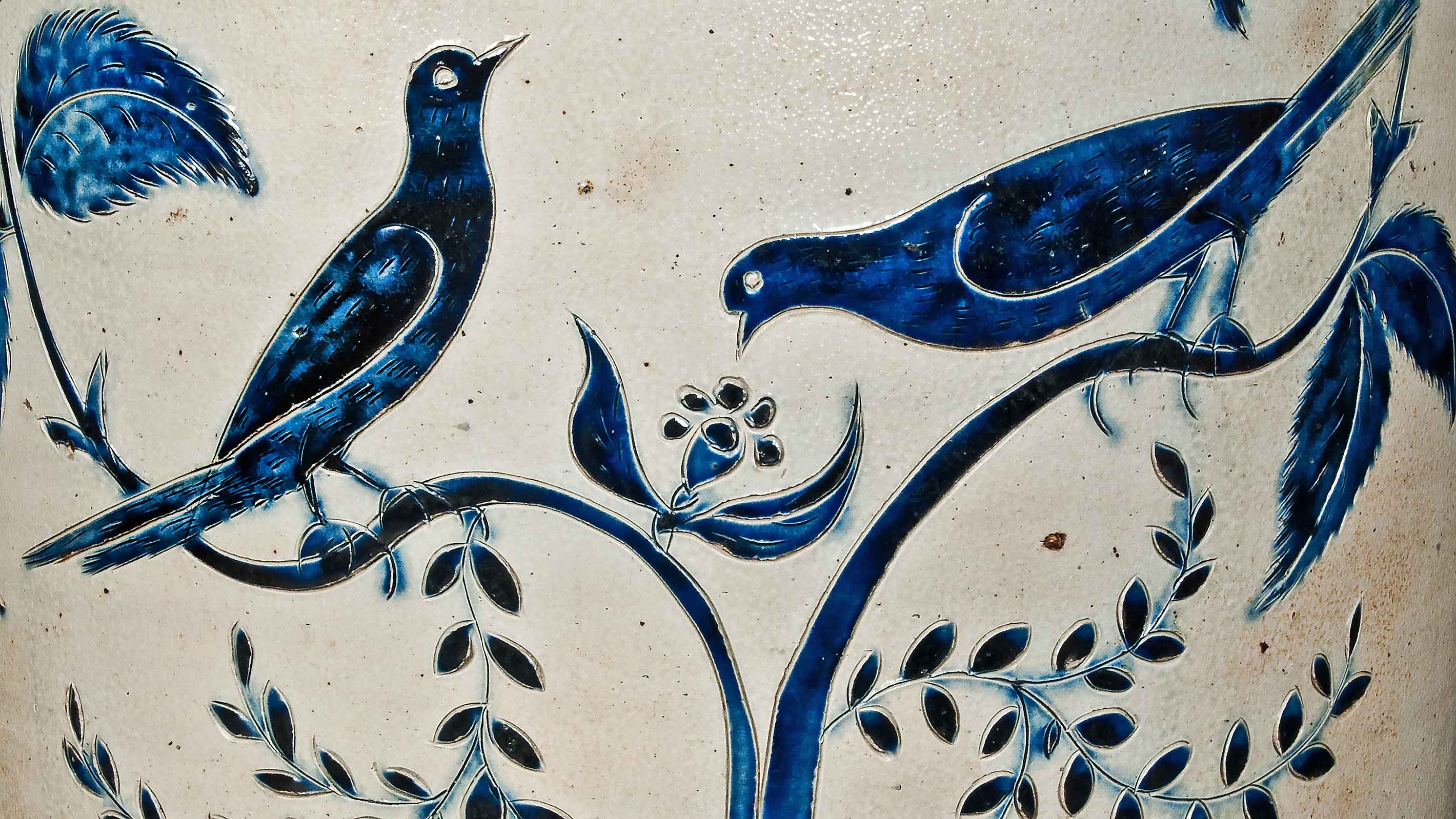 Baltimore stoneware water cooler by William Morgan