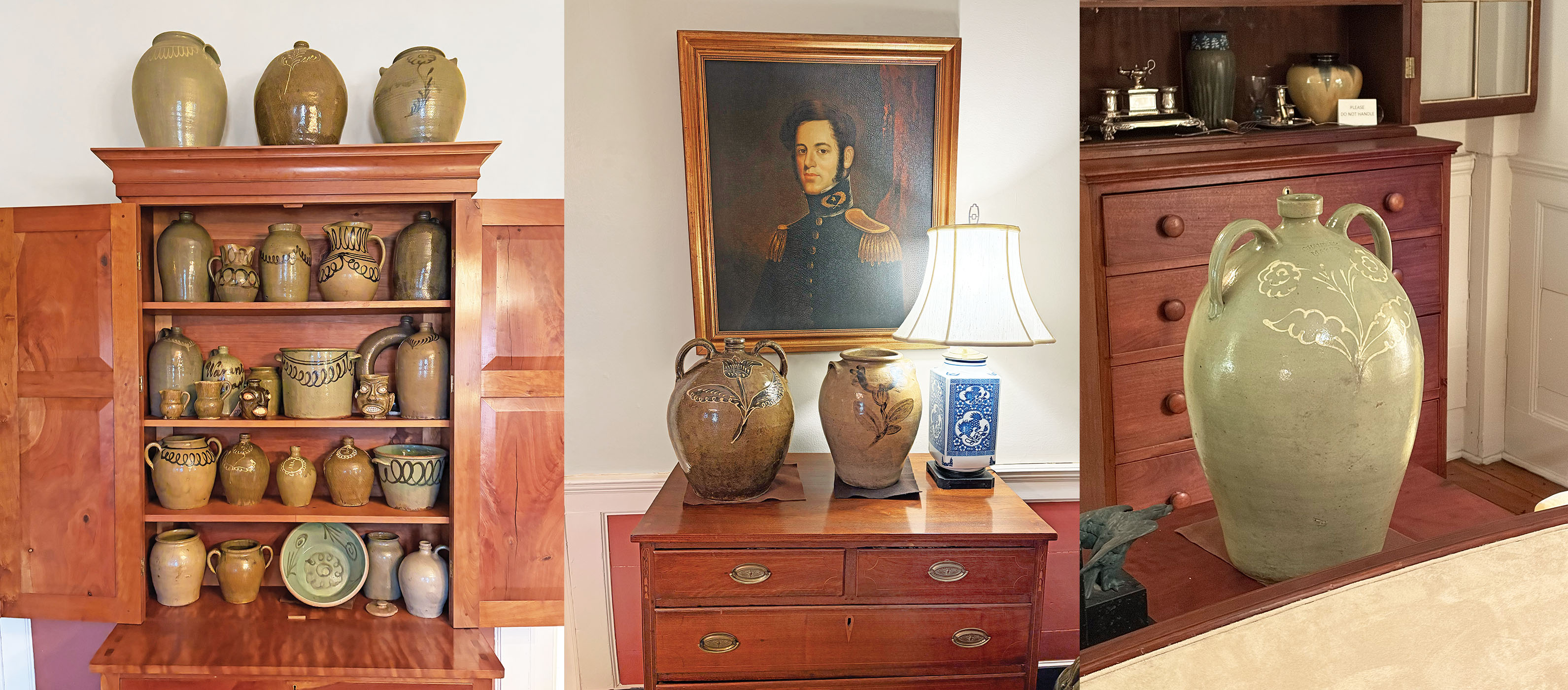 Ward pottery in their home