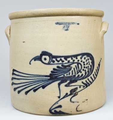 WHITES UTICA Stoneware Bird Crock