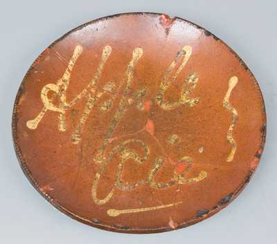 Slip-Decorated Redware 