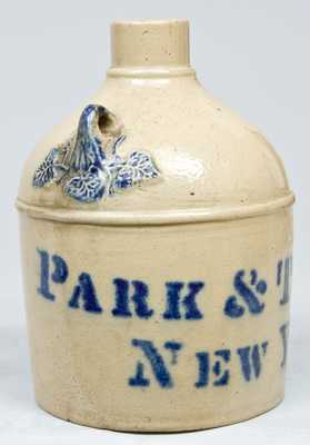 PARK & TILFORD / NEW YORK Stoneware Advertising Jug