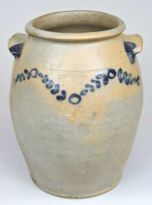 Alexandria Stoneware Jar, Stamped 