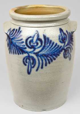Alexandria Stoneware Jar, Stamped "B.C. MILBURN / ALEXA."